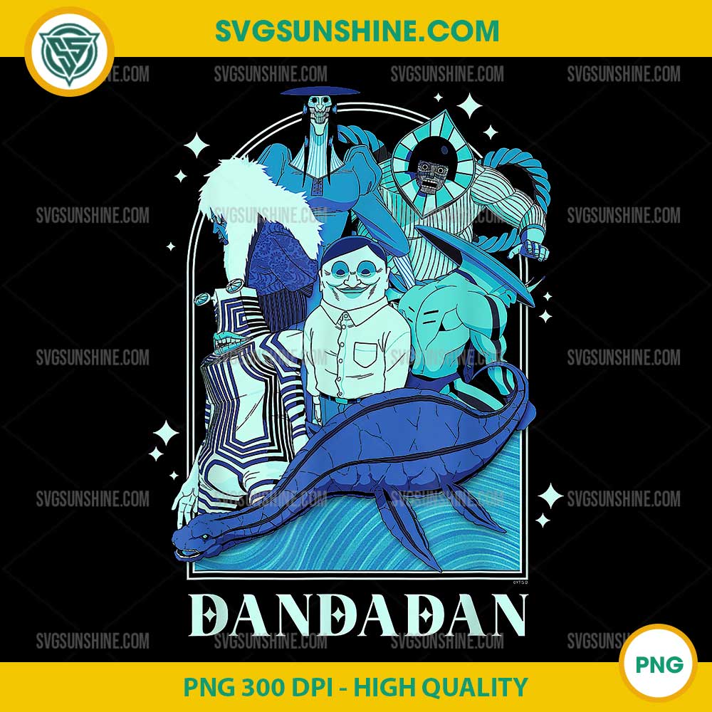 Dan Da Dan Framed Paranormal Characters Anime PNG, Japanese Anime PNG Dan Da Dan Framed Paranormal Characters Anime PNG, Japanese Anime PNG