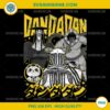 Dan Da Dan Yellow and Black Aliens with Kanji Anime PNG, Dan Da Dan Turbo Granny PNG
