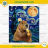Capybara In Van Gogh Starry Night PNG, Cute Cappybara PNG