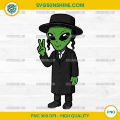 Cartoon Alien Hassid PNG, Cool Ailen PNG