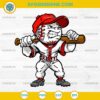 Baseball Head Mascot SVG
