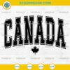Canada SVG maple leaf college style design