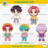 Chibi Saja Boys PNG Bundle