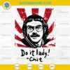 Chit Do It Lady Meme SVG Funny Line Art
