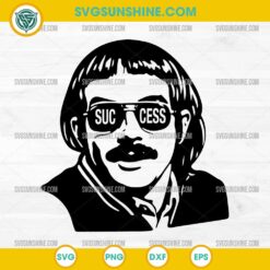 Chit Do It Lady Success SVG with mustache man and sunglasses