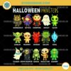 Cute Halloween Monsters PNG – Spooky Character Lineup Clipart