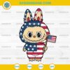 Cute Labubu 4th of July SVG