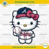 Hello Kitty Atlanta Braves Baseball PNG