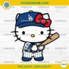 Hello Kitty Dodgers Baseball PNG – Cute Sports Clipart for Sublimation