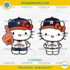 Hello Kitty Houston Astros Fans PNG – 2 Cute Baseball Cliparts