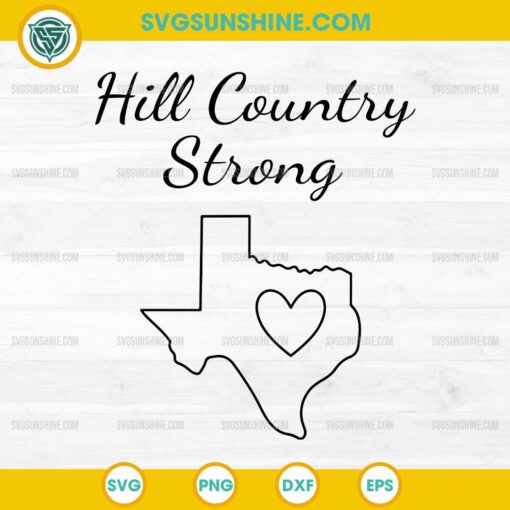 Hill Country Strong SVG