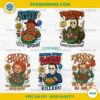 Horror cereal killers PNG bundle with Halloween movie characters