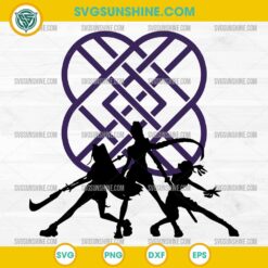Huntrix SVG – Girl Group Silhouette from KPop Demon Hunters