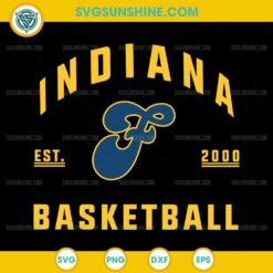 Indiana Fever Basketball SVG design for Cricut and sublimation projects