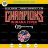 Indiana Fever 2025 WNBA Champions SVG digital file