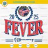 Indiana Fever Commissioners Cup 2025 SVG