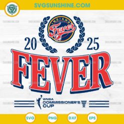 Indiana Fever Commissioners Cup 2025 SVG