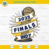 2025 Indiana Basketball Finals SVG trophy design for Cricut and sublimation