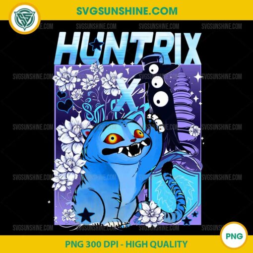 KPop Demon Hunters Tiger PNG – Cute Derpy Huntrix Cat