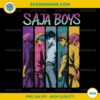 KPop Saja Boys PNG – Retro Anime Style Clipart