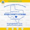 Kerr County Strong SVG with Bible Verse and Texas Map