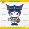 Kuromi Dodgers PNG digital file – cute LA baseball fan clipart for sublimation and Cricut