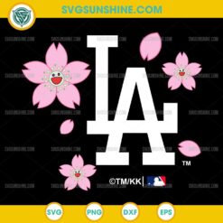 LA Dodgers Cherry Blossom SVG Tokyo Series 2025