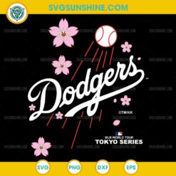 LA Dodgers Murakami SVG Cherry Blossom SVG Tokyo Series 2025