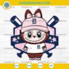 Labubu Detroit Tigers SVG baseball character