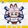 Labubu Kansas City Royals SVG baseball clipart