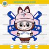 Labubu Toronto Blue Jays SVG – Cute Baseball Girl Character