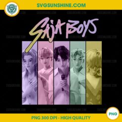 Modern KPop Saja Boys PNG – 3D Idol Character Clipart