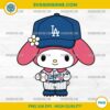 My Melody Dodgers PNG – Cute baseball clipart for sublimation and Cricut crafts