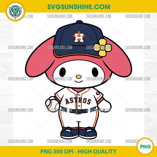 My Melody Houston Astros PNG