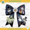 Nightmare Before Christmas Bow PNG – Cute Halloween Clipart Featuring Jack and Sally