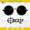 Ozzy Osbourne Glasses & Logo SVG