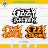Ozzy Osbourne Logo SVG Bundle – 3 Rock Band Designs for Cricut