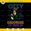 Ozzy Osbourne Still Raising Hell SVG Neon Rock Angel Devil Design
