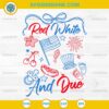 Red White And Due SVG 4th of July Pregnancy Announcement