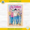 Saja Boys PNG – Retro KPop Demon Hunters Group Clipart