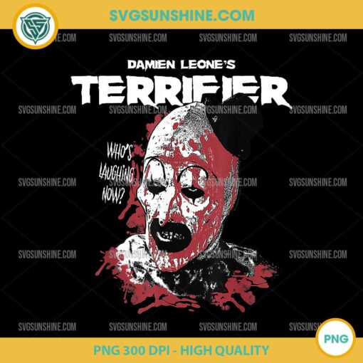 Terrifier Art the Clown PNG – Bloody Halloween Horror Clipart