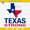 Texas Strong SVG with Texas Flag in State Outline