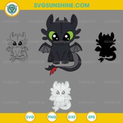 Toothless SVG from How to Train Your Dragon