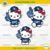 Hello Kitty Dodgers PNG – Cute Baseball Clipart Bundle