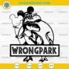 Funny Wrong Park SVG with dinosaur Mickey parody
