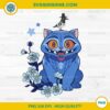 Blue Tiger PNG – Derpy Tiger with Flowers and Bird from KPop Demon Hunters – 300 DPI