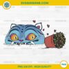 Blue Tiger PNG – Derpy Tiger with Plant from KPop Demon Hunters