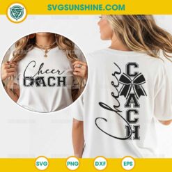 Cheer Coach SVG with Bow Design