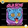 Derpy Tiger Saja Boys PNG – KPop Demon Hunters Blue Cat Character