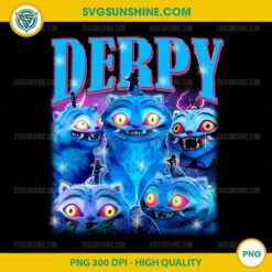 Derpy the Tiger PNG – Blue Tiger Character Set from KPop Demon Hunters – 300 DPI